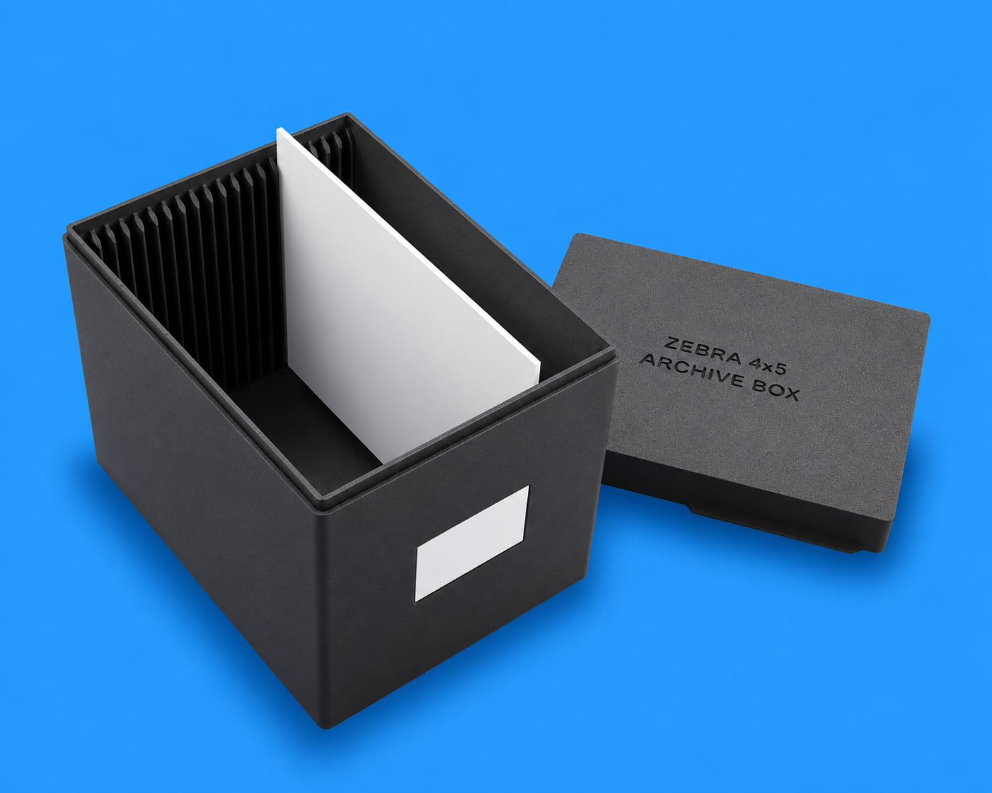 4×5 Plate Archive Box | Glass Plate Storage & Protection